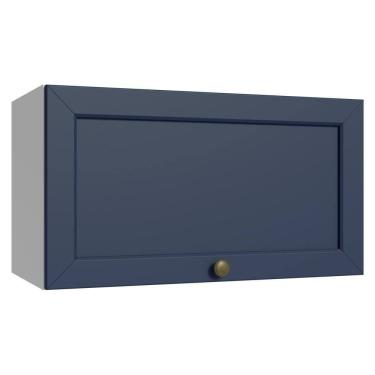 Imagem de Armário Aéreo 60 Cm 1 Porta Basculante Branco/azul Vik Madesa Branco/azul