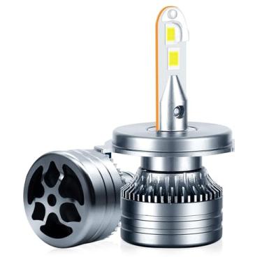 Imagem de CIADAZ H4 lâmpadas led para faróis ip68, à prova d'água, para carro, 6000k, 30w, 3100lm, faróis led brilhantes, 2 peças