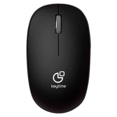 Imagem de Mouse Keytime Office Bestteck 3 Botões SemFio 1600DPI Preto