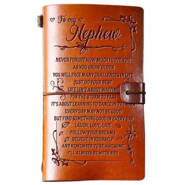 Imagem de Diário PRSTENLY To My Nephew, 140 páginas, couro recarregável