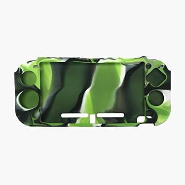 Imagem de Capa protetora de borracha de gel de silicone para console Nintendo Switch Lite Mini Console proteção total, Camouflage