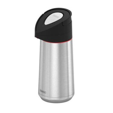 Imagem de Garrafa Térmica Inox Ampola 1,4 L 1,4l Tramontina 61642140, 1,4L, Inox