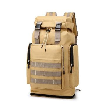 Imagem de Mochila Masculina e Feminina Expansível Acampamento 40 - 55 L Militar 
