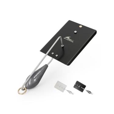 Imagem de BLUEWING Plaina de pesca para pesca pesada com lâmina de aço inoxidável e 85 g Pesos de pesca Offshore Plaina Downrigger para Wahoo, Kingfish, pesca de atum, nº 85-85 g, preta