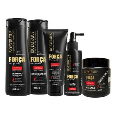 Imagem de Kit Bio Extratus Força Com Pimenta (350ml) com Máscara 230g