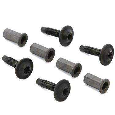 Imagem de Tampa de porta traseira automotiva Red Hound 4 parafusos e 4 porcas de ferragens compatíveis com Chevrolet GMC Silverado Sierra 2007-2013 e mais