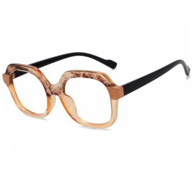 Imagem de Óculos de sol estilo olho de gato feminino, armação anti-luz azul, luxo retrô (7)