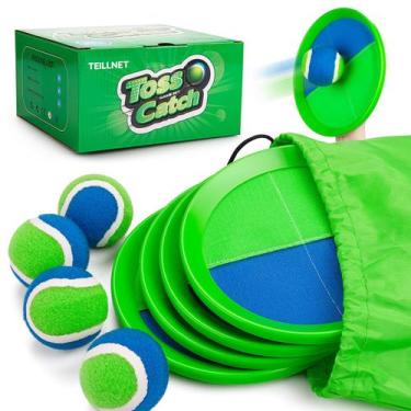 Imagem de Conjunto Toss and Catch Ball TEILLNET Versão atualizada para crianças 
