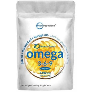 Imagem de Suplemento de microingredientes Ultra Omega 3-6-9 3600mg - Micro Ingre