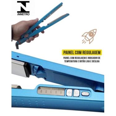 Imagem de Nova Prancha Chapinha Original Progressiva Mondial Titanium 1 ano de G