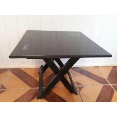 Imagem de Mesa de Centro em Madeira Dobrável - Passa Perto, Preto