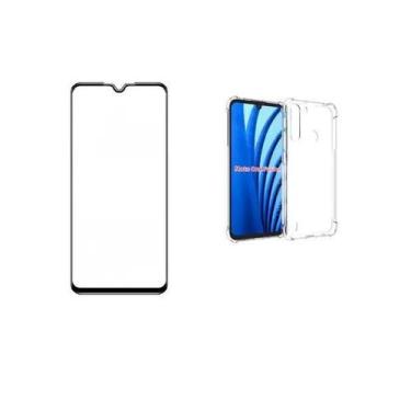 Imagem de Película Protetora 3D de Vidro + Capa Anti Impacto Motorola One Fusion