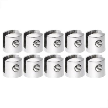 Imagem de Suporte Fenda Para Vidro 10MM Com Parafuso C/ 10 unidades - Fast Vidro