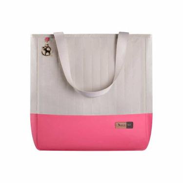Imagem de Bolsa Maternidade Coleção Cores - Creme e Pink - Alce