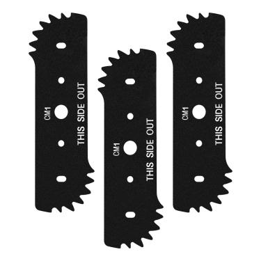 Imagem de Bularie Lâminas de corte elétrico de 19 cm compatíveis com Worx WG896 WG895 - Lâmina de aço de substituição de 19 cm para lâmina artesã, substitui WA0034, 71-86880, 3 peças