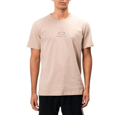 Imagem de Camiseta Oakley Bark New Tee Humus, M, Bege