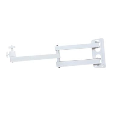 Imagem de Generic Suporte de parede dobrável para projetor, tamanho de parafuso de 1/4", economiza espaço, rotação de 360°, suporte para dispositivo para casa, L