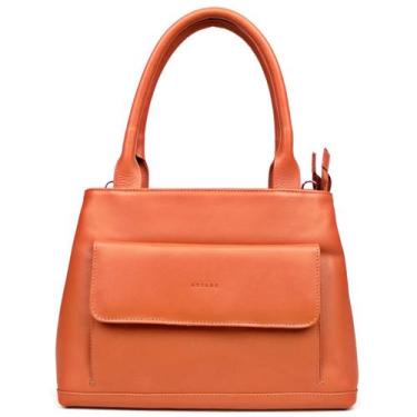 Imagem de Bolsa Feminina de Ombro em Couro Artlux 9067, Caramelo