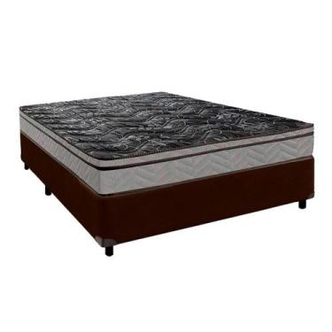Imagem de Conjunto Cama Box Casal + Colchão Conforto Paropas