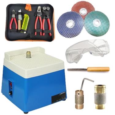 Imagem de Liquidificador E Moedor De Vidro,Moedor AutomáTico De Vitrais Com Broca De 5/8",Kit De Ferro De Solda,4200 Rpm Para Bricolage,CerâMica,Joias