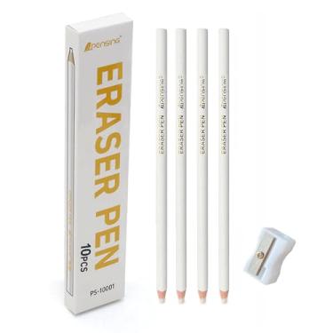 Imagem de Conjunto de borrachas para lápis, borrachas brancas para desenho, borracha artística com detalhes finos, borracha de caneta para artistas infantis, materiais de professores de escritório para esboços