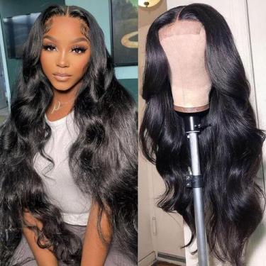 Imagem de Perucas ZILING Body Wave 18" 200% de densidade 4x4 em renda frontal