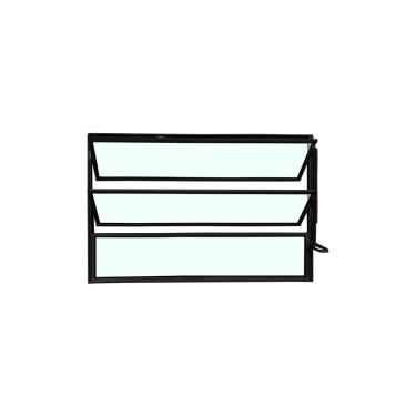 Imagem de Vitro Basculante de Alumínio Preto 60x80