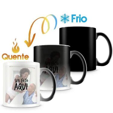 Imagem de Caneca Mágica Personalizada com 2 Fotos - Presente Único e Encantador 