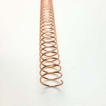 Imagem de Espiral para Encadernação Metal Rose Gold A4 23MM 6x1 140fls 10un - Ma