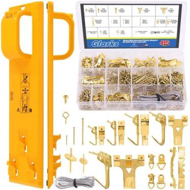 Imagem de Kit para Colgar Cuadros Glarks 307 Piezas con Ganchos, Clavos y Alambr