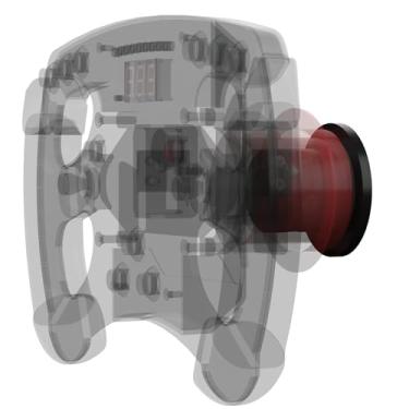 Imagem de Capa antipoeira para Logitech Pro Quick Release – Protetor de conector de roda Sim Racing | Proteção contra poeira e detritos | Feito nos EUA | Ajuste confortável para armazenamento seguro