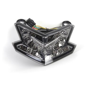 Imagem de Lanterna traseira de LED fumê Arashi para Kawasaki Ninja ZX6R ZX636 Z800 2013-2015, luz traseira de freio de seta, acessórios de substituição integrados para motocicleta