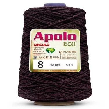 Imagem de FIO LINHA BARBANTE APOLO ECO CIRCULO Nº 08 600G 457 M, 3862- BORDÔ