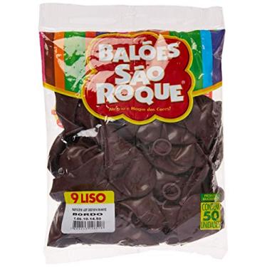 Imagem de Balão Para Decoracao Redondo N.09 Bordo - Pacote com 50 Unidade(s), São Roque, 108101450, Bordo