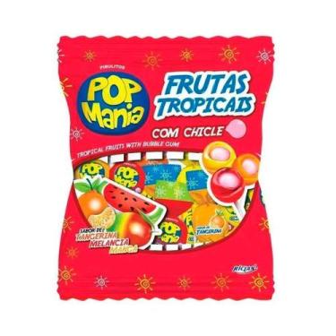 Imagem de Pirulito Pop Mania Frutas Tropicais 12G 50Und - Riclan