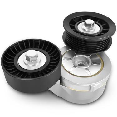 Imagem de HYR Conjunto de polia tensora de correia de transmissão 53030958AC adequado para Dodge Dakota 2000-2010, Durango, Nitro, Ram 1500 e Jeep Grand Cherokee, Commander, Liberty & Mitsubishi Raider e