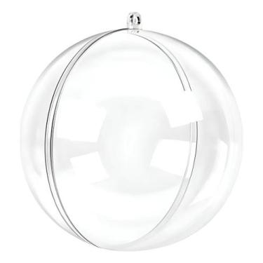 Imagem de Esfera 30 Unidades Bola Globo Acrílica Enfeite De Natal 6,5cm Para Dec