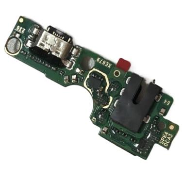 Imagem de zhxchzhi Placa conector de porta de carregamento OEM compatível com peças Tecno Spark 40C (KM4K)