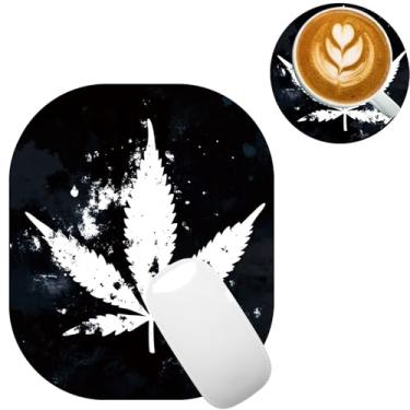 Imagem de TOEMZTFT Mouse pad pequeno, mini mouse pad 15 x 18 cm, para laptop, bandeja de teclado, mouse sem fio, casa, escritório, viagem, com base de borracha antiderrapante, tapete de mouse à prova d'água