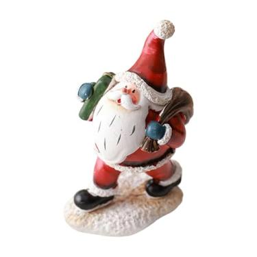 Imagem de Sclmgo Enfeite Natalino Fofo, Decoração de Natal, Decoração de Mesa, Decoração de Escritório, Pequeno Enfeite de Resina, Estilo K