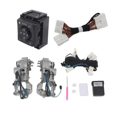 Imagem de Para Toyota RAV4 2019 2020 2021 2022 2023 2024 2025 controle remoto LED interruptor retrovisor lateral desdobrável automático (azul gelo)