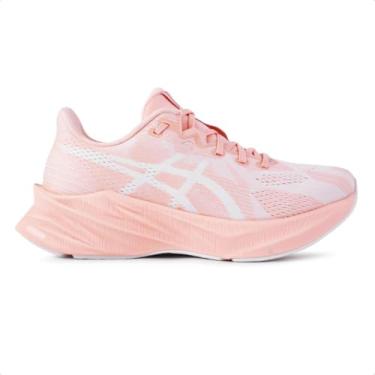 Imagem de Tênis ASICS Dynablast 5 - Feminino - Branco/Rosa - tam: 34