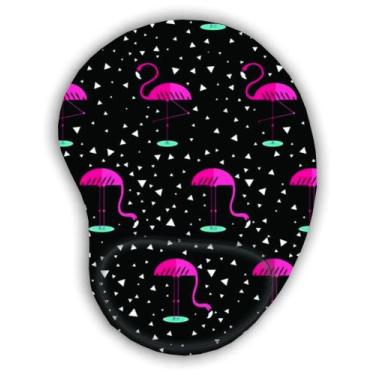 Imagem de Mouse Pad Ergonômico Flamingos - JDM Design