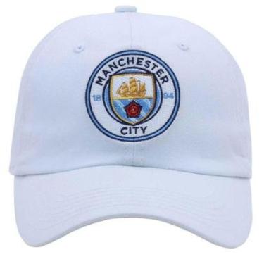 Imagem de Boné Manchester City Bordado Branco Supercap-Masculino