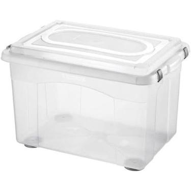 Imagem de Caixa organizadora 56 litros Sanremo Fechamento seguro por click