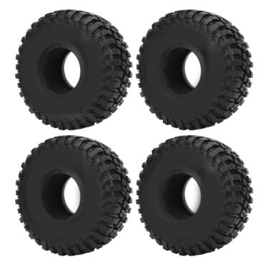 Imagem de SIWOTED 4pcs 1.9 Polegadas RC Crawler Pneus de borracha para veículos SCX10 1/10 Tração superior Absorção de choque Pneus de carro RC Roda de pneu