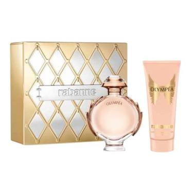 Imagem de Kit Perfume Feminino Olympéa de Rabanne EDP 80ml + Body Lotion 100ml +