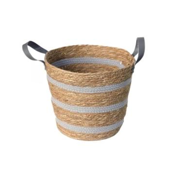 Imagem de Cesto Organizador Vaso Cesta Palha Seagrass(3002)