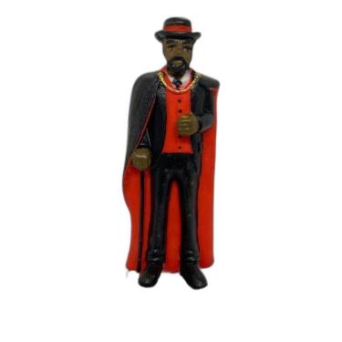 Imagem de Escultura Exú Cartola 10,5Cm Em Resina Umbanda Candomblé