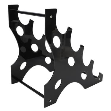 Imagem de Eujgoov Display de Suporte para Sabre de Luz de 4 Camadas, Suporte de Espada de Acrílico Com Slots de 5 Cm para Decoração de Casa, Rack de Mesa Versátil para Espadas, Lanças, Varinhas, Sala de Estar de Escritório